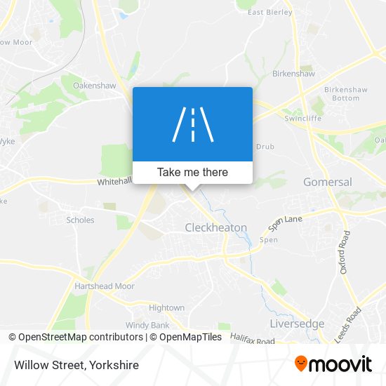 Willow Street map