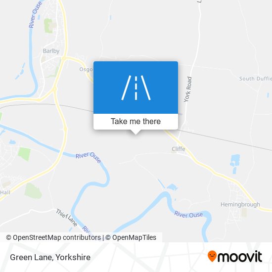 Green Lane map