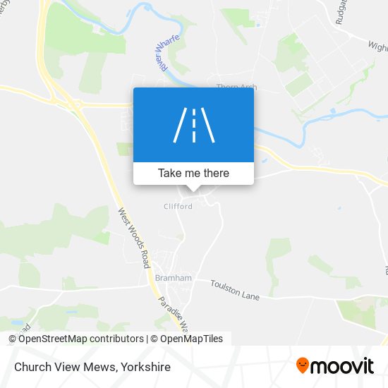 Church View Mews map
