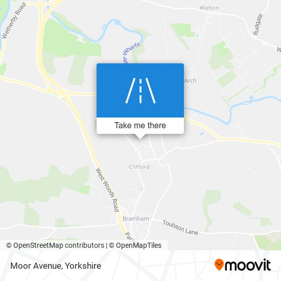 Moor Avenue map