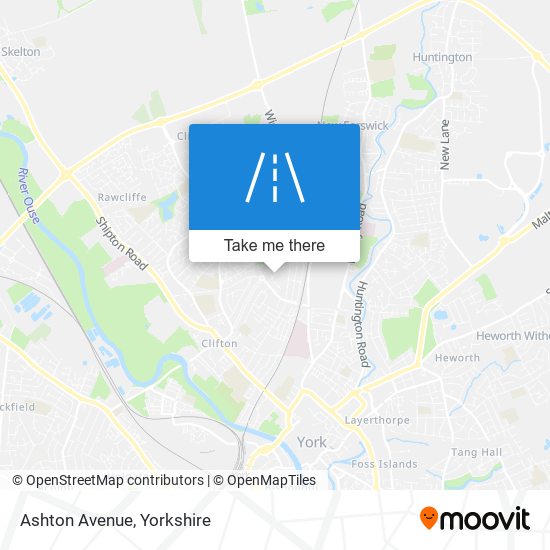 Ashton Avenue map