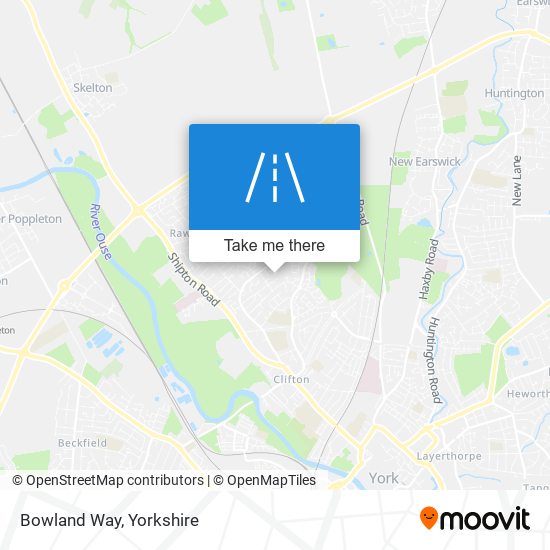 Bowland Way map