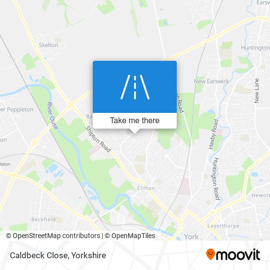 Caldbeck Close map