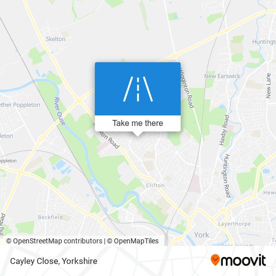 Cayley Close map