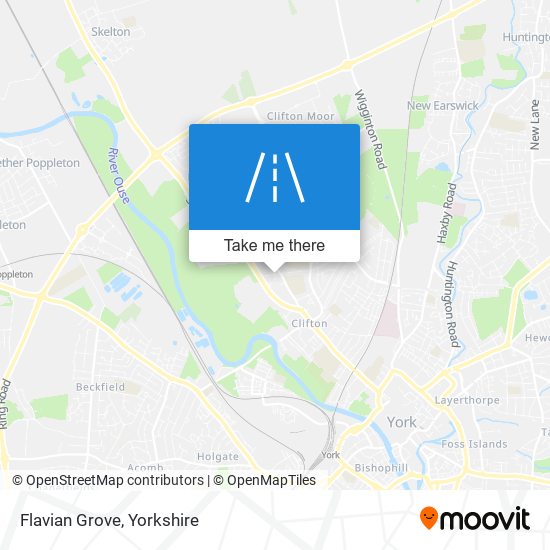 Flavian Grove map