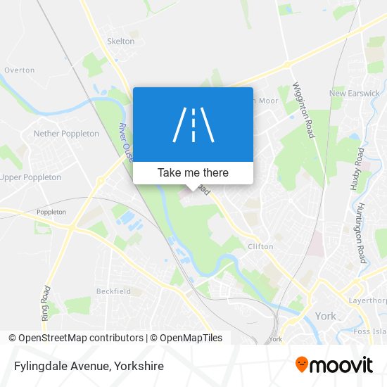 Fylingdale Avenue map