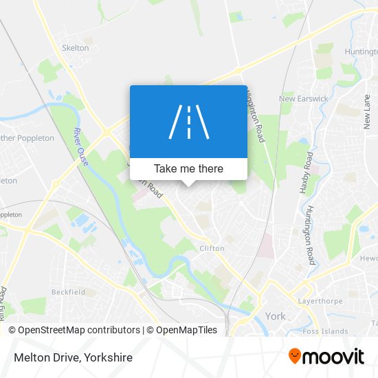 Melton Drive map