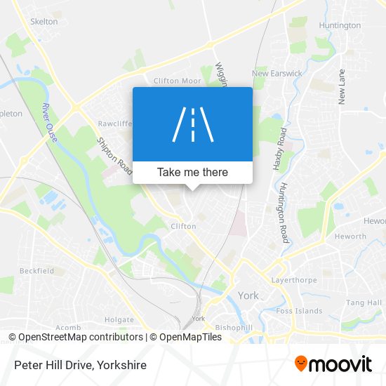 Peter Hill Drive map