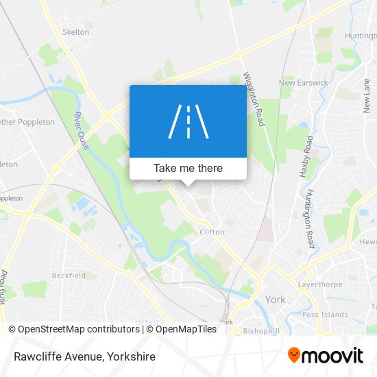Rawcliffe Avenue map