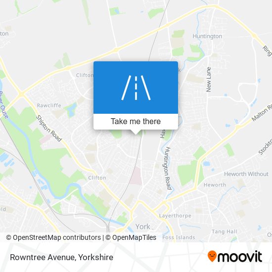 Rowntree Avenue map