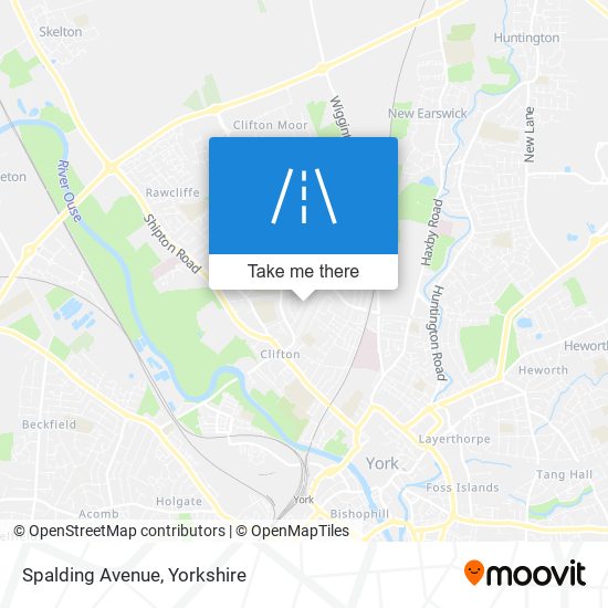 Spalding Avenue map