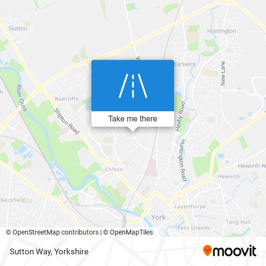 Sutton Way map