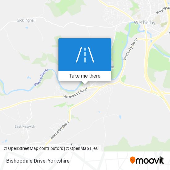 Bishopdale Drive map
