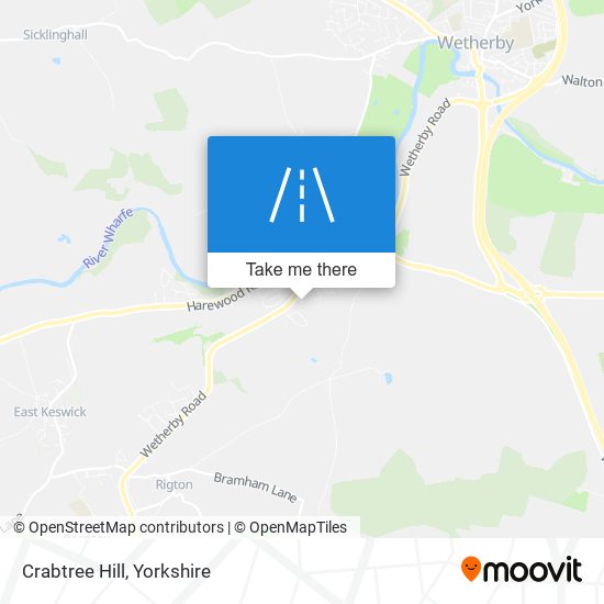 Crabtree Hill map