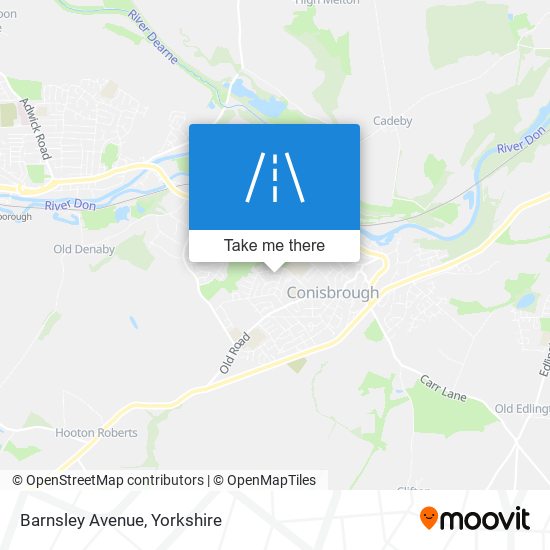Barnsley Avenue map
