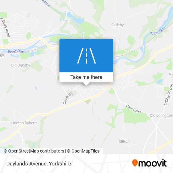 Daylands Avenue map