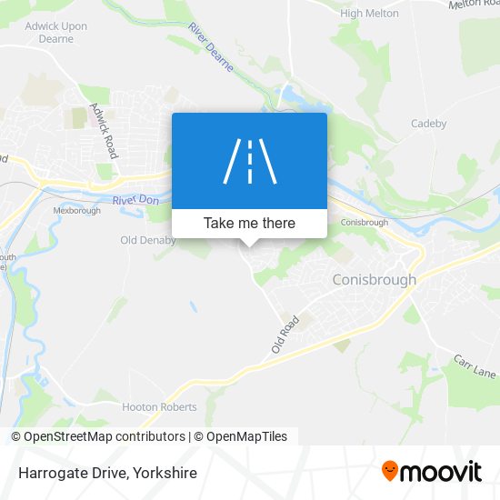Harrogate Drive map
