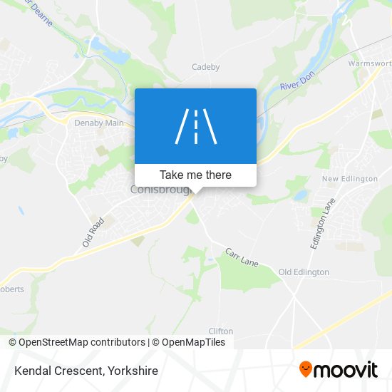 Kendal Crescent map