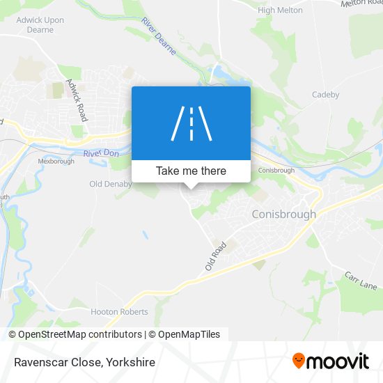 Ravenscar Close map