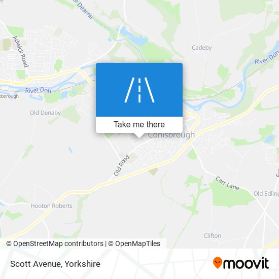 Scott Avenue map
