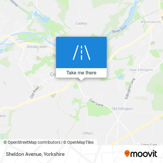 Sheldon Avenue map