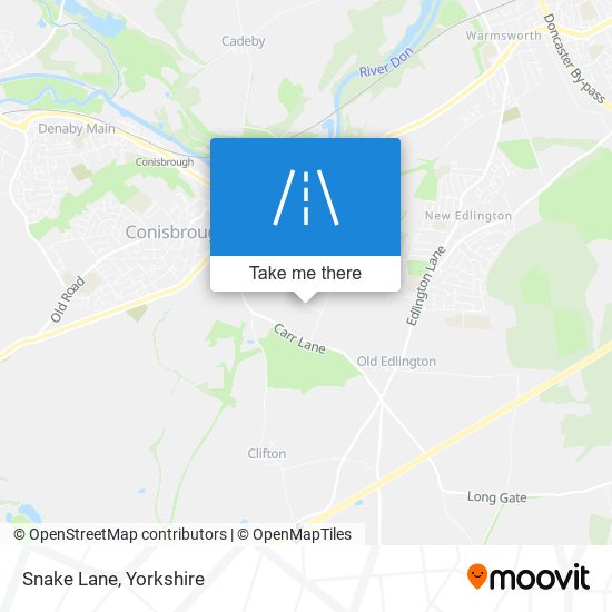Snake Lane map