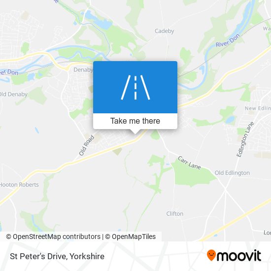 St Peter's Drive map