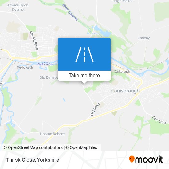 Thirsk Close map