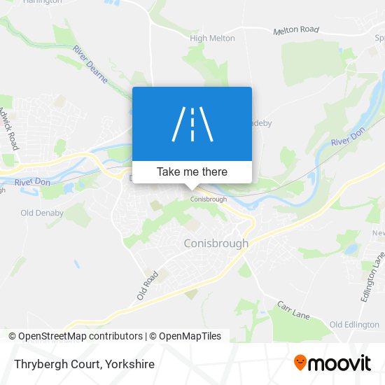 Thrybergh Court map