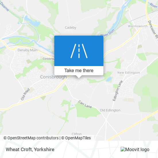 Wheat Croft map