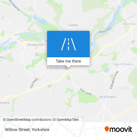 Willow Street map