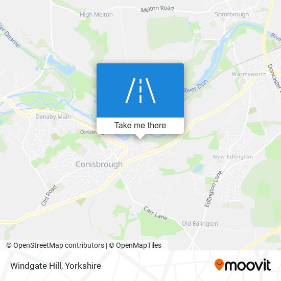 Windgate Hill map