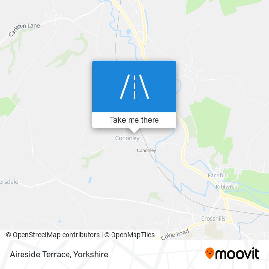 Aireside Terrace map