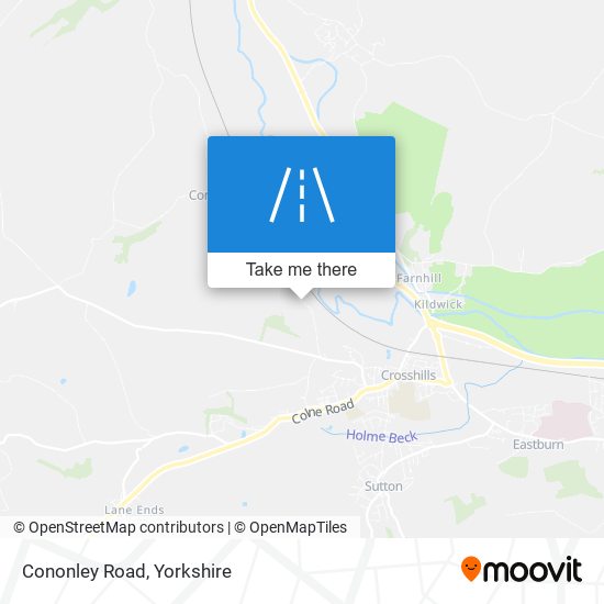 Cononley Road map