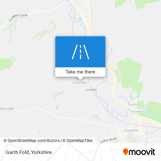 Garth Fold map