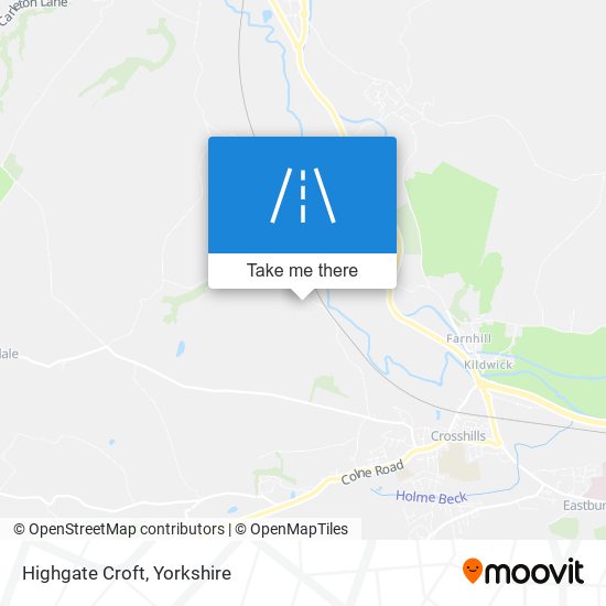 Highgate Croft map