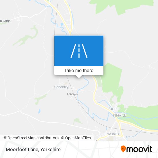 Moorfoot Lane map