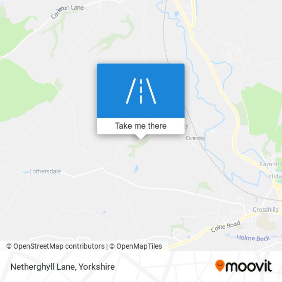 Netherghyll Lane map