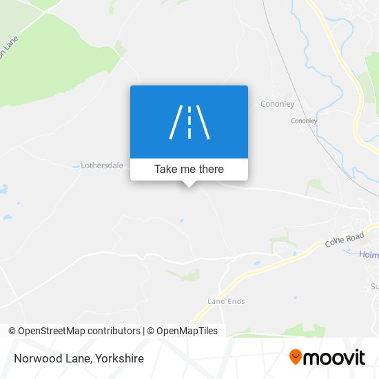 Norwood Lane map