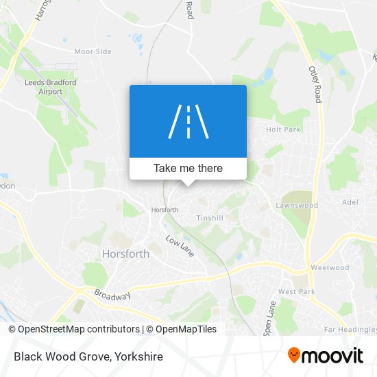 Black Wood Grove map