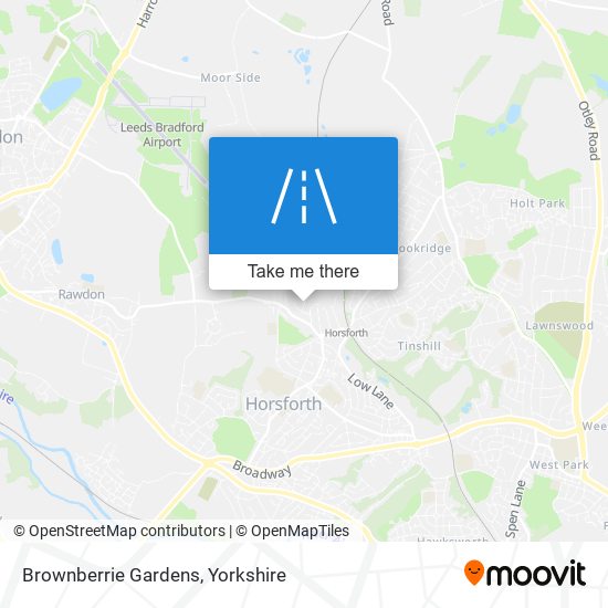Brownberrie Gardens map