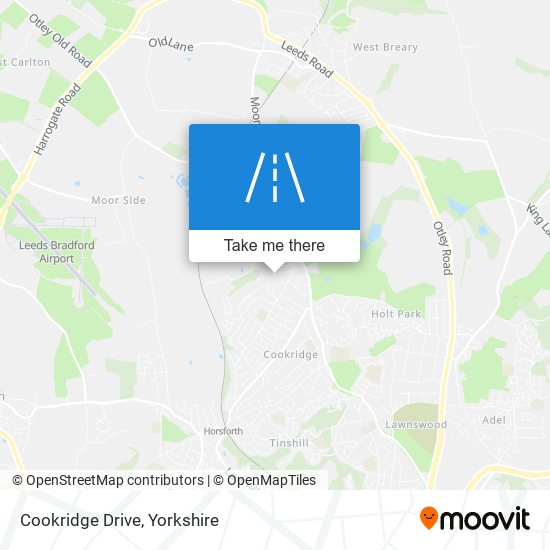 Cookridge Drive map