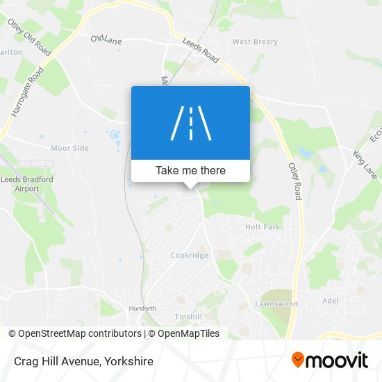 Crag Hill Avenue map