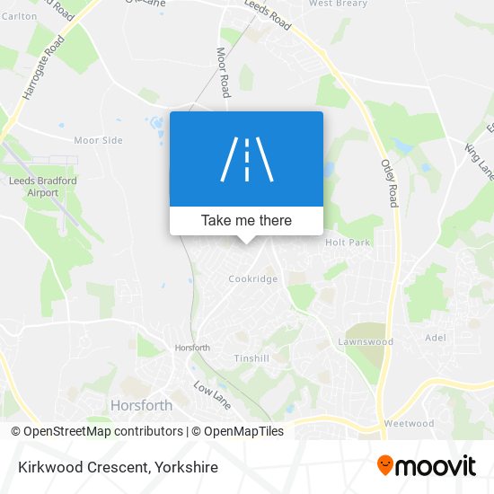 Kirkwood Crescent map
