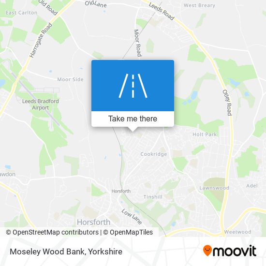 Moseley Wood Bank map