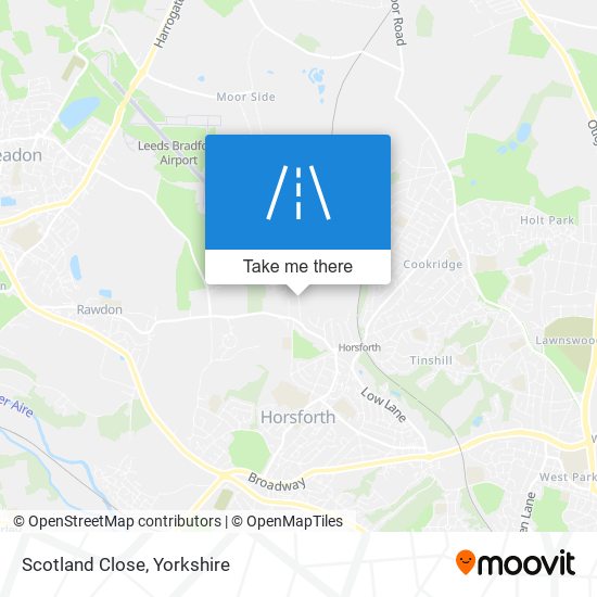 Scotland Close map