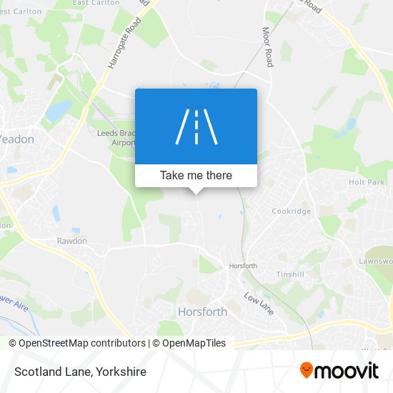 Scotland Lane map