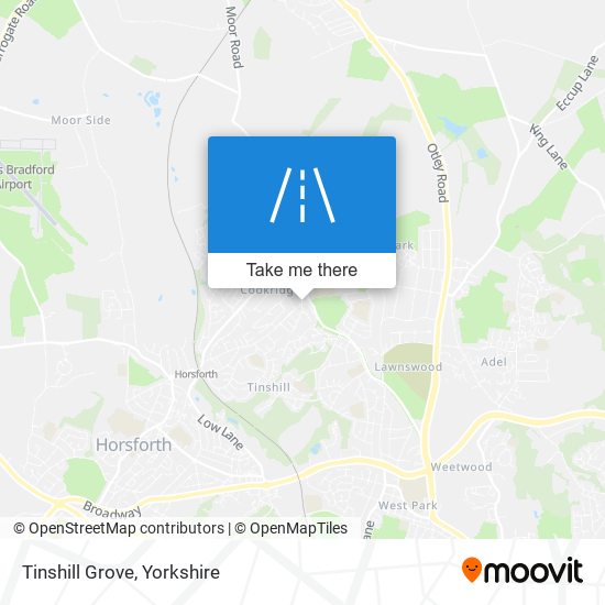 Tinshill Grove map