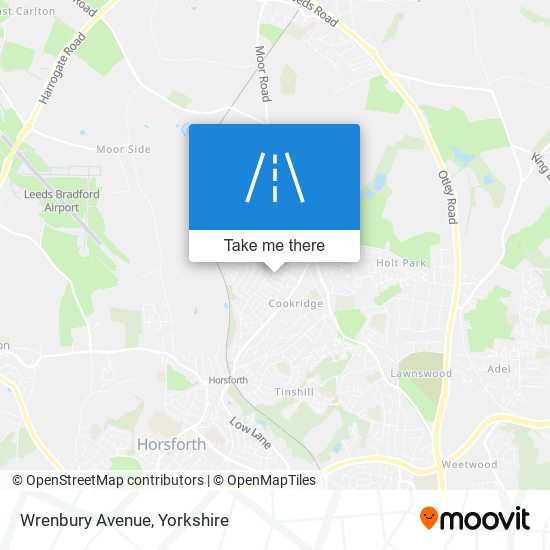 Wrenbury Avenue map