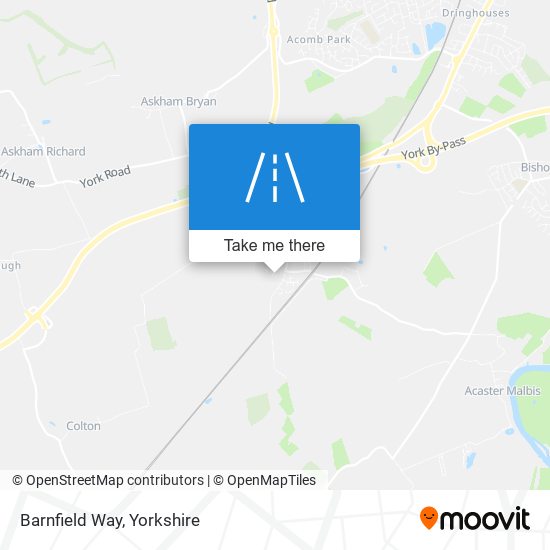 Barnfield Way map